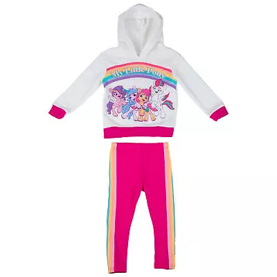 My Little Pony Rainbow Hugs Toddler 2-Piece Fleece Jacket Set Multi-Color • $17.98