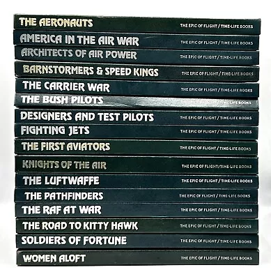 Time Life The Epic Of Flight Books Lot Of 16 Illustrated In VG+ • $39.99