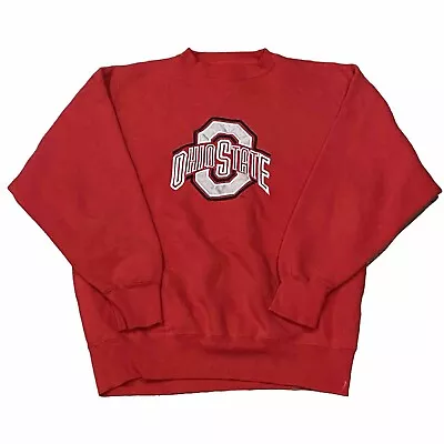 VTG 90’s Ohio State Buckeyes Midwest Embroidery Crewneck Sweatshirt Sz XL • $26