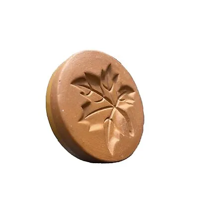 Rycraft Terra Cotta Maple Leaf Cookie Cutter Press Stamp • $2.52