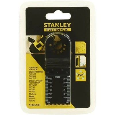 £9.99 • Buy Stanley Black & Decker 32 X 40mm Multi Tool Precision Plunge Wood Cut HCS Blade