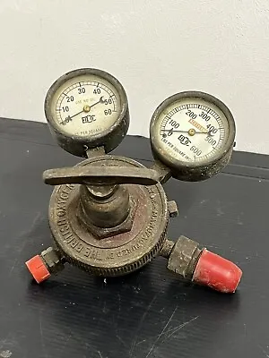 Vintage Welding Regulator & Gauges Acetylene BOC 2 Stage Reg C:-1940s .. • £40