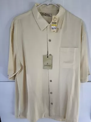 Tommy Bahama Mens Hawaiian Shirt Medium 100 Silk New With Tags • $42