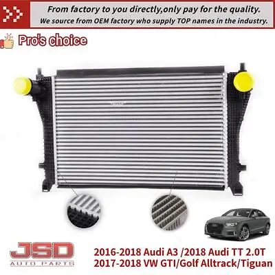 New Intercooler /Charge Air Cooler Fit Volkswagen VW Tiguan Golf  GTI 1.8L 2.0L • $101.75