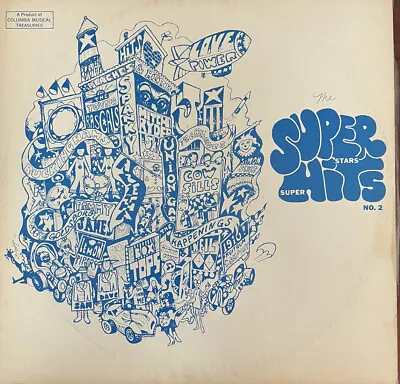 Superstars / Superhits No. 2 Classic Hits 1968 Mono Club Ed. LP Compilation VG • $9.99