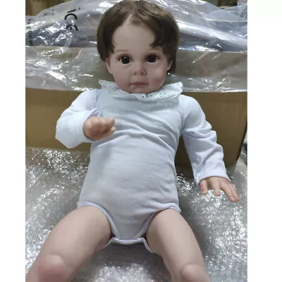 24inch Real Reborn Baby Dolls Handmade Alive Girl Lovely Doll Dummy Bottle GIFT • $141.89