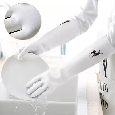 1 Pair Washing Up Gloves Kitchen Dish Washing Laundry Household Rubber Glove-wq • £5.03