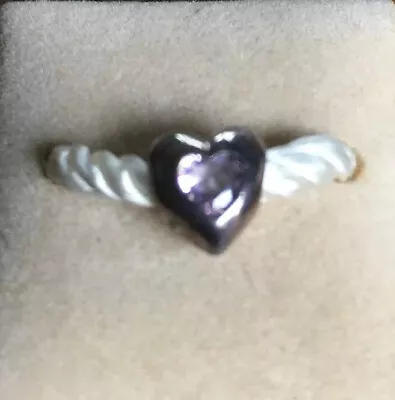 NEW RETIRED AUTHENTIC MISS Chamilia October Birthstone Heart Bead • $28