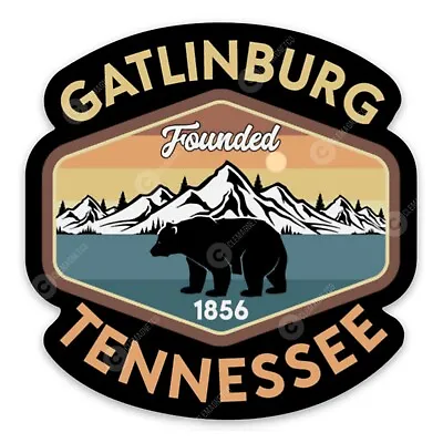 $5.45 • Buy Gatlinburg Tennessee STICKER - Great Smoky Mountains Vinyl Park Outdoors
