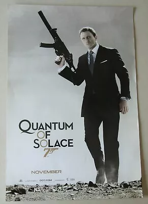 Quantum Of Solace Movie Poster Daniel Craig James Bond 007  11.5  X 17  • $7