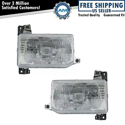 $77.88 • Buy Headlights Headlamps Pair Set For Nissan D21 Hardbody Pickup Truck Pathfinder