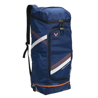 Victor Badminton Tennis Long Backpack Bag Racket Racquet Clothing Navy BR3817B • $83.61