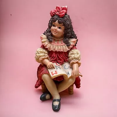 School Lesson Maud Humphrey Bogart Girl Figurine Limited Edition 1990 Vintage • $0.99