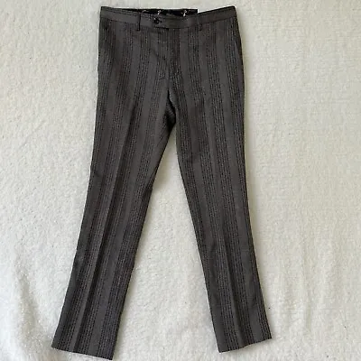 PAISLEY & GRAY Men’s Multicolor Plaid Flat Front Slim Fit Dress Pants  32X32 • $23.74