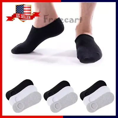 Lot 12 Pairs Mens No Show Socks Low Cut Anti-slid Casual Invisible Liner Socks • $3.04