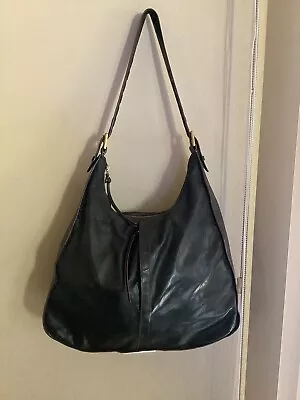 Hobo International Marley Leather Shoulder Bag Distressed Black • $30