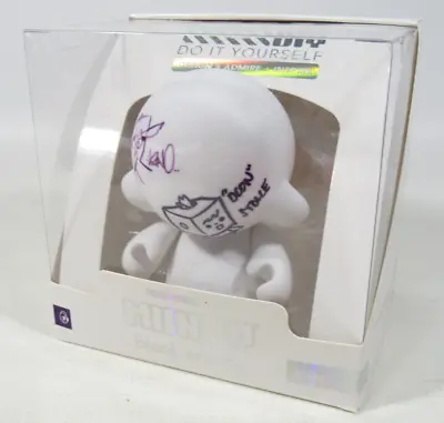 Kidrobot Munnyworld White 7 Inch Figure Signed By: KaNO X Scott Tolleson • $69.95