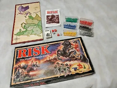 Vintage “RISK” Board Game World Of Conquest Parker Brothers 1993 Complete F25 • $24.50