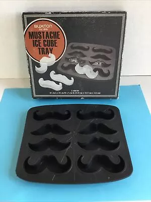 Mustache Ice Cube Tray / Candy Mold Makes 8 Cubes Buxton Brand New  • $5.25