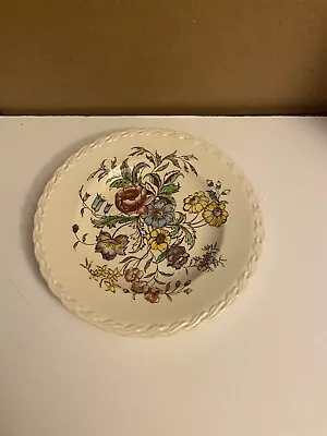 VTG Vernon Kilns Mayflower Set Of 7 Small Plates 6.5” Hand Painted USA • $20