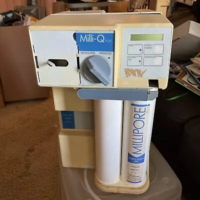 Millipore Ultra Pure Water Purification System Model Milli-Q Plus With Filter Pk • $40