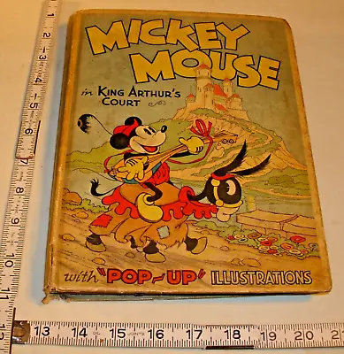 Mickey Mouse In King Arthur's Court Pop-up Book 1933 • $199.99
