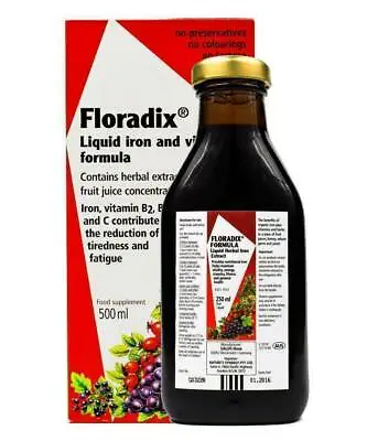 £19.99 • Buy Floradix Liquid Iron And Vitamin Formula 500ml