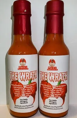 Pop Jr.’s Pepper Sauce Co: THE WRATH (Reaper/Scorpion) 5oz Bottle • $11