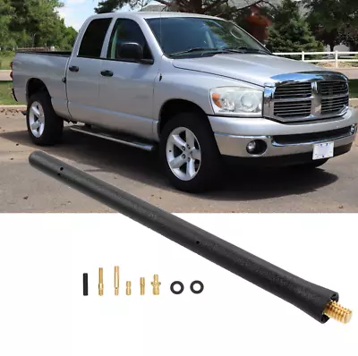 7  Short Black Antenna Mast Radio AM/FM For DODGE RAM 1500 2500 3500 1999-2008 • $11.99