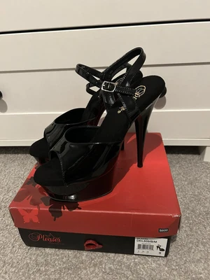£41 • Buy Pleaser Delight 609 Platform High Heel Pole Dancing Lap Dancer Stiletto Shoes