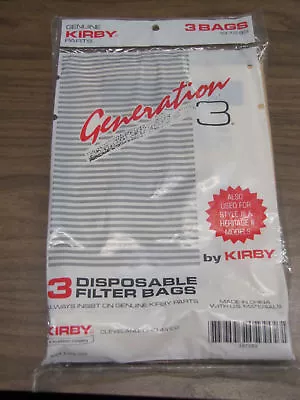 $6.99 • Buy Genuine Kirby G3 G4 G5 G6 Sentria & Style 3 Vacuum Cleaner Bags 
