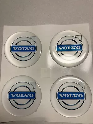 Set Of 4 Pcs Volvo Center Wheel Cap Stickers Decal Rims Emblem Gas Tank • $14