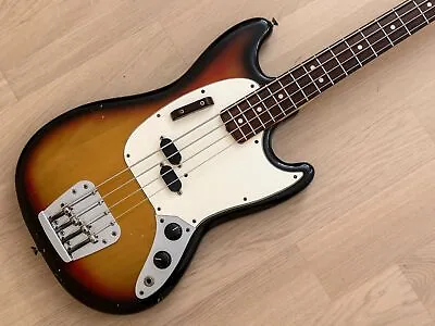 $3299.99 • Buy 1975 Fender Mustang Bass Vintage Short Scale Bass Sunburst, Ash Body