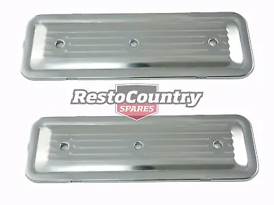 Holden 6Cyl Chrome Side Engine Plates 149 186 202 Blue Red Black • $59.95