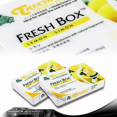 2 PACK TreeFrog Natural Xtreme Fresh Box Car Air Freshener JDM C- LEMON Scent • $15