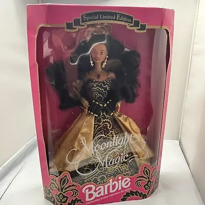 Vtg Barbie Doll Moonlight Magic Gold Black Ball Mattel 10609 • $34.99