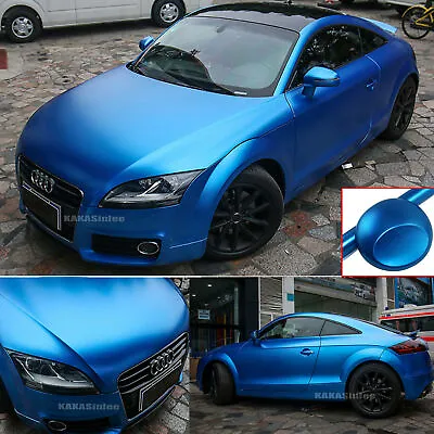 Full Car Wrap Pearl Metal Glitter Satin Matte Chrome Vinyl Sticker Film Strip AB • $340.39