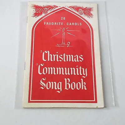 Vtg 1959 Seven-Up 7up Christmas Community Song Book 50's Booklet Ppbk • £11.42