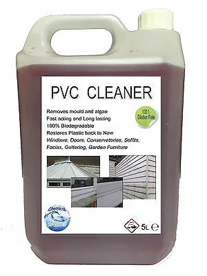 PVC Cleaner Cleans & Revives 5L Jerry Container • £15.99