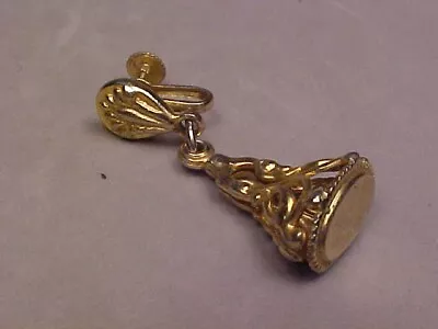 Vintage Sarah Coventry  Golden Bell  (1950) Earrings • $1.99