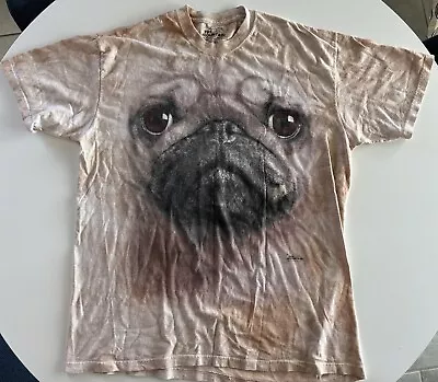 The Mountain XL Pug T-shirt Vincent Hie All Over Print Short Sleeve • $18.95