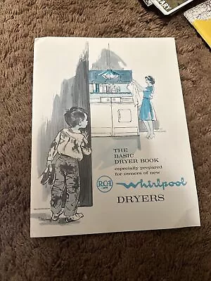 Vintage RCA Whirlpool Dryers Guide Retro MCM Graphics Design 1960s • $10