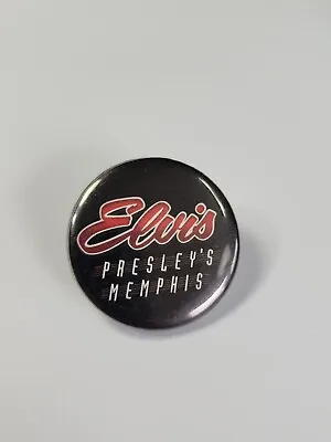 Elvis Presley's Memphis Travel Souvenir Button Pin 1.5  • $6.30