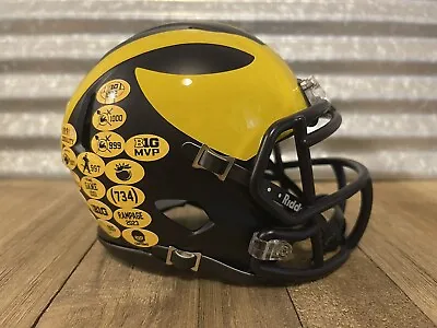 Custom Michigan Wolverines (2023) Speed Mini Helmet • $80