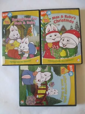 Max & Ruby Lot Of 3 Dvds Nickelodeon Ex-lib • $8.99