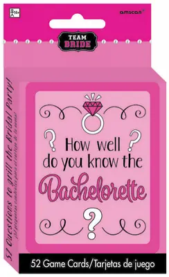 Hens Party How Well Do You Know The Bachelorette Game Cards Supplies Girls Night • $13.95