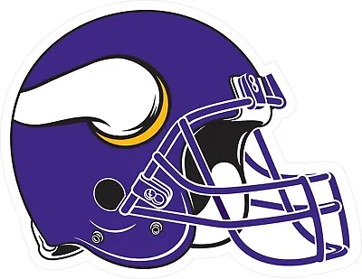 Minnesota Vikings Helmet Vinyl Decal ~ Car Sticker - For Walls Cornhole Boards • $13.99