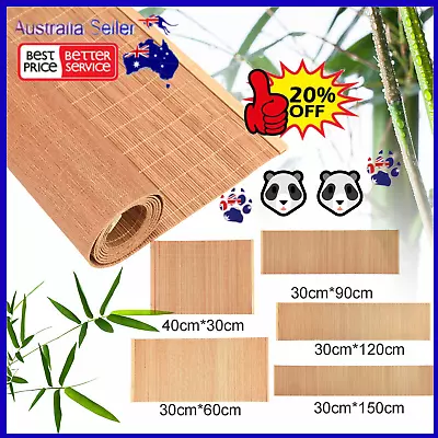 Table Bamboo Tea Mats Runner Placemats Natural Kitchen Tools Retro Coasters 🐼🐼 • $16.76