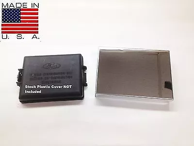 Tahoe GMC 1995-1998 Stainless FUSE BOX COVER Engine Chrome Parts Dress Up • $49.96