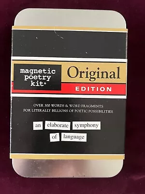 The Original Edition Magnetic Poetry Kit New Never Used Still Sealed • $30